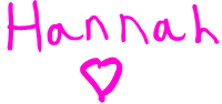 Hannah's signature